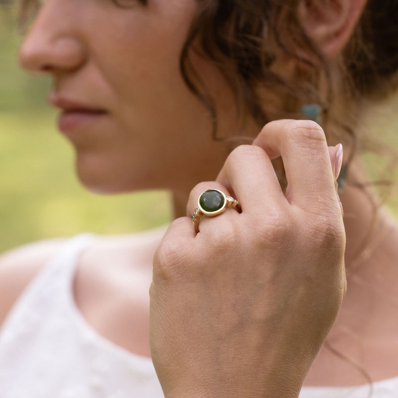 oval-green-nephrite-jade-ring-diamond-accents-bezel-setting-the-delfi-rustic-and-main