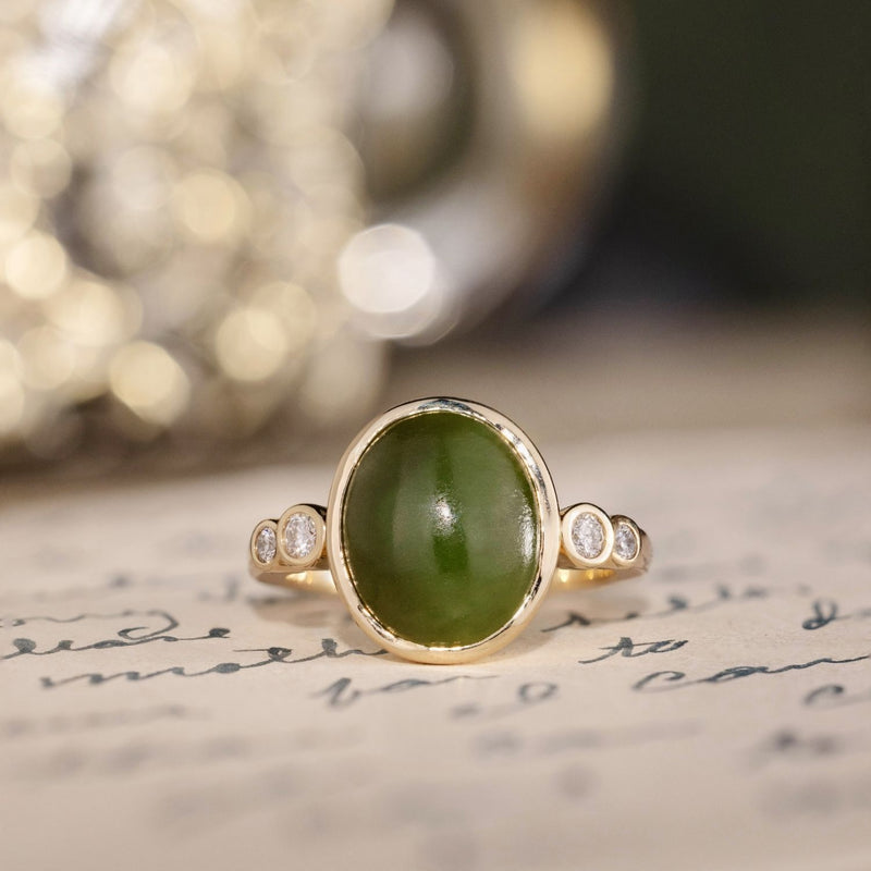 oval-green-nephrite-jade-ring-diamond-accents-bezel-setting-the-delfi-rustic-and-main