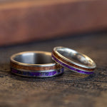 The Percival & The Maiden - Floral Wedding Ring Set