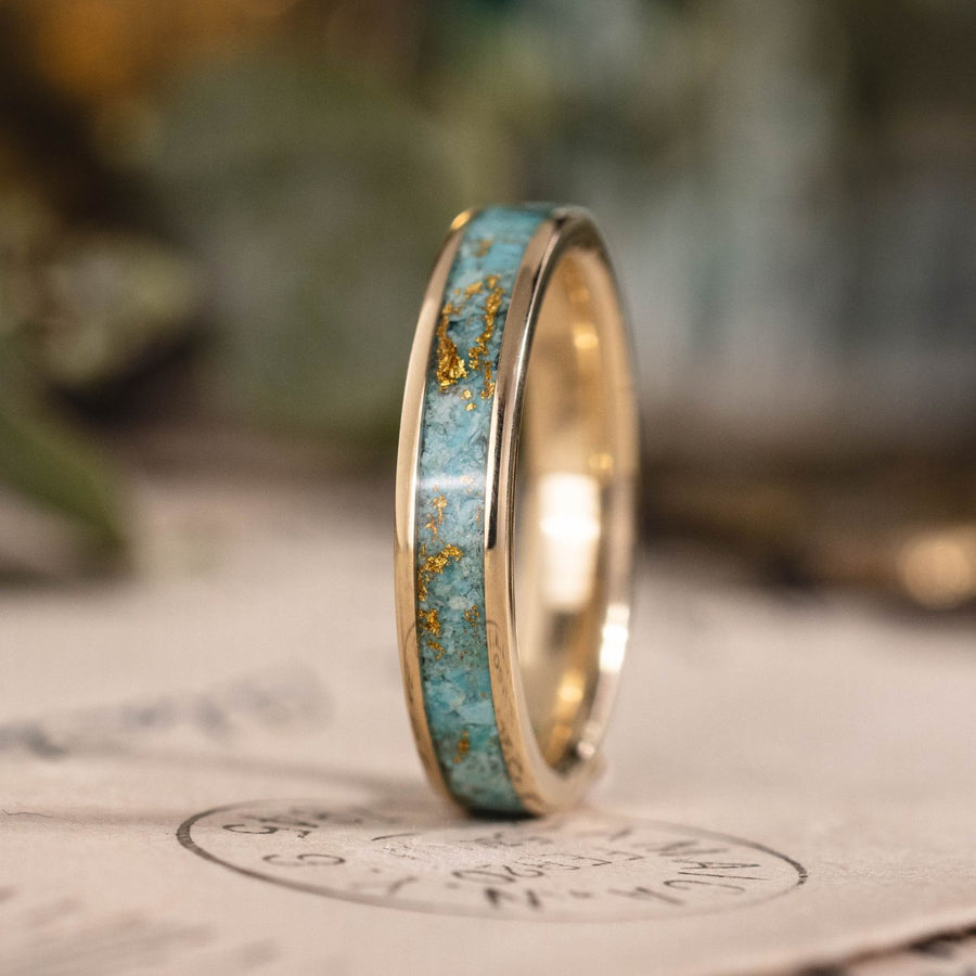 :: Shown in 4mm Wide | Yellow Gold