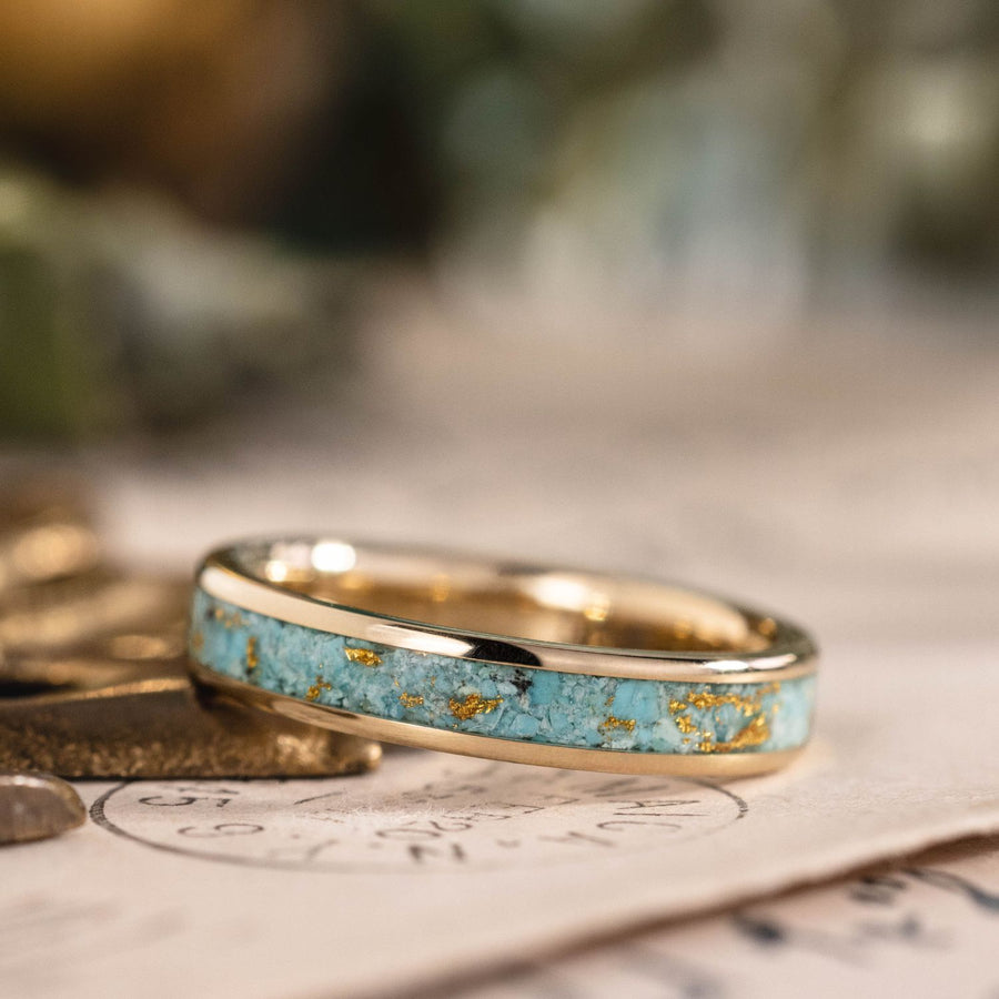 :: Shown in 4mm Wide | Yellow Gold