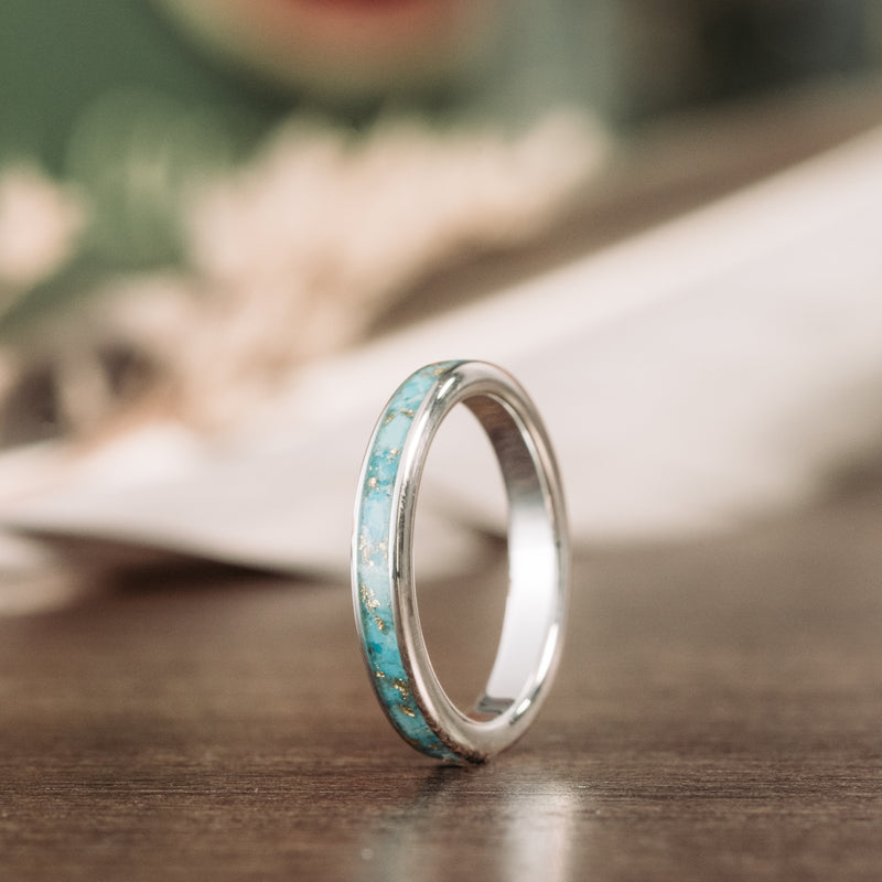 Mother's day jewelry Santa Fe Style Kingman Turquoise Ring in Sterling  Silver (Size 6.0) 3.50 ctw at ShopLC