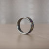 (In-Stock) The Impressionist - Titanium Floral Ring with Provence Lavender - Size 10.25 | 6mm Wide