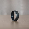 The-Apollo-Noir-faceted-black-titanium-mens-wedding-band-rustic-and-main