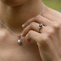 Black Diamond Engagement Ring by Rustic and Main