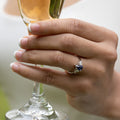 Diana Blue Sapphire Engagement Ring by Rustic and Main