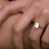 Nature-Inspired-Lab-Grown-Emerald-Cut-Diamond-Engagement-Ring-Four-Prong-The-Lily-Rustic-And-Main