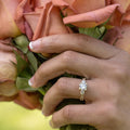 Infinity twist diamond Engagement Ring by Rustic and Main