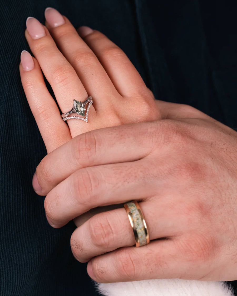The Amdir, Vesper, & Woodland Bridal Wedding Set Rustic and Main 