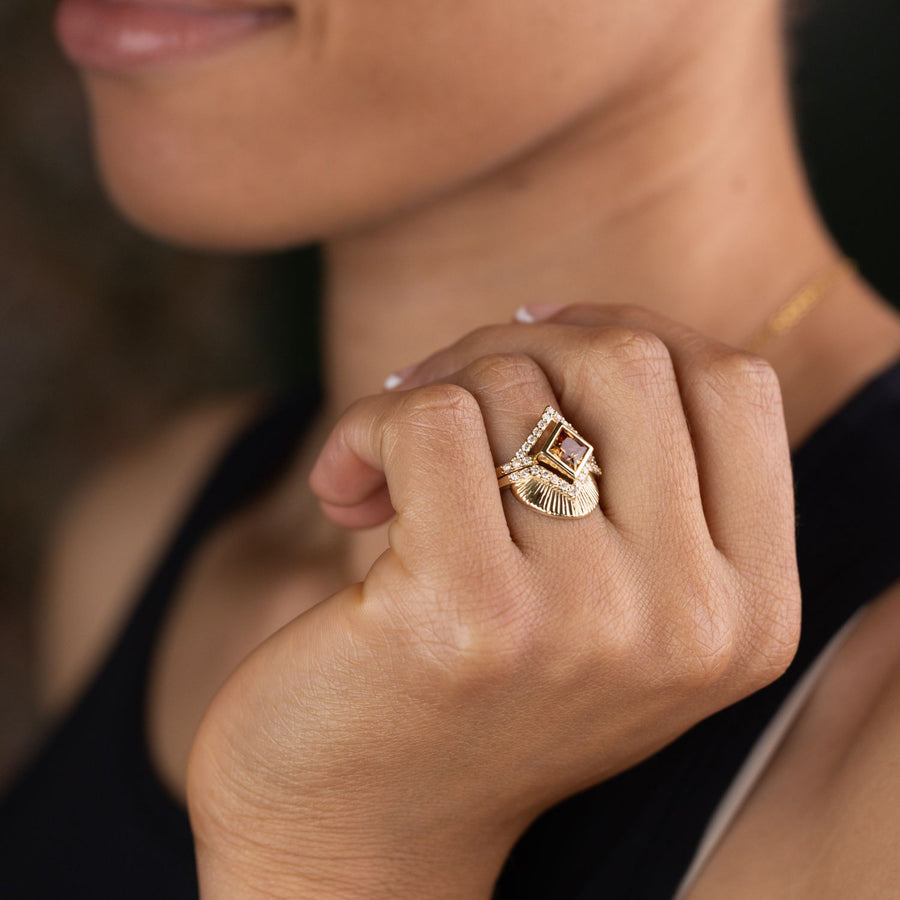 The Eileen Art Deco Engagement Ring by Rustic and Main