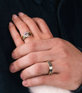 Brynn, Jolene, Paua Wedding Band Set Rustic and Main