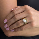 chunky-east-west-emerald-cut-diamond-engagement-ring-thick-gold-band-the-mina-rustic-and-main