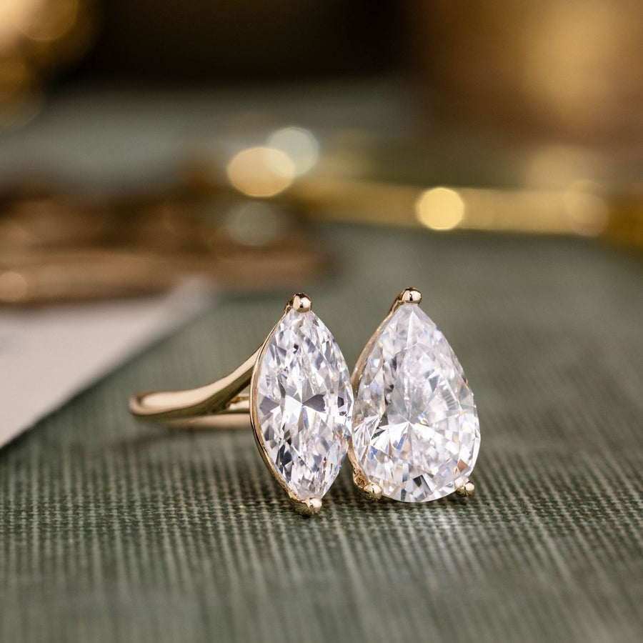 diamond-toi-et-moi-two-stone-diamond-engagement-ring-marquise-pear-shaped-the-seraphina-rustic-and-main
