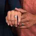 The Kassidy, Vesper & Odyssey | His & Hers Wedding Ring Set 