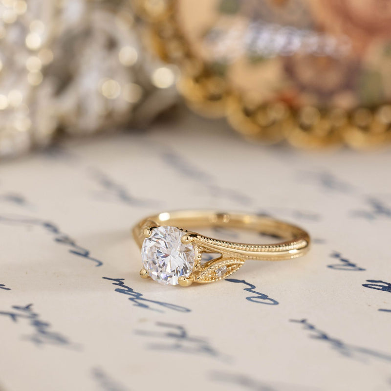 nature-inspired-round-diamond-engagement-ring-milgrain-accents-the-fleuris-rustic-and-main