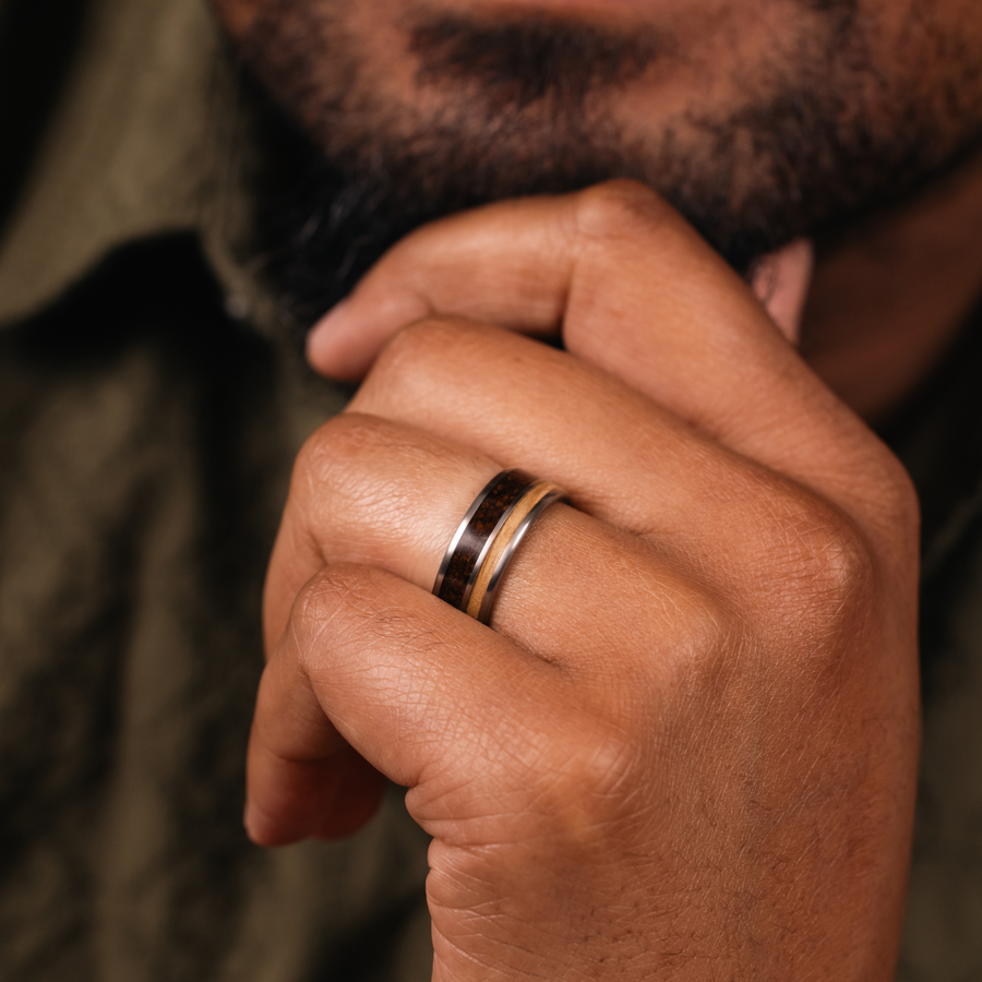 :: Shown in 8mm Wide | Titanium