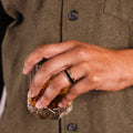 the-highball-mens-offset-whiskey-barrel-wedding-band