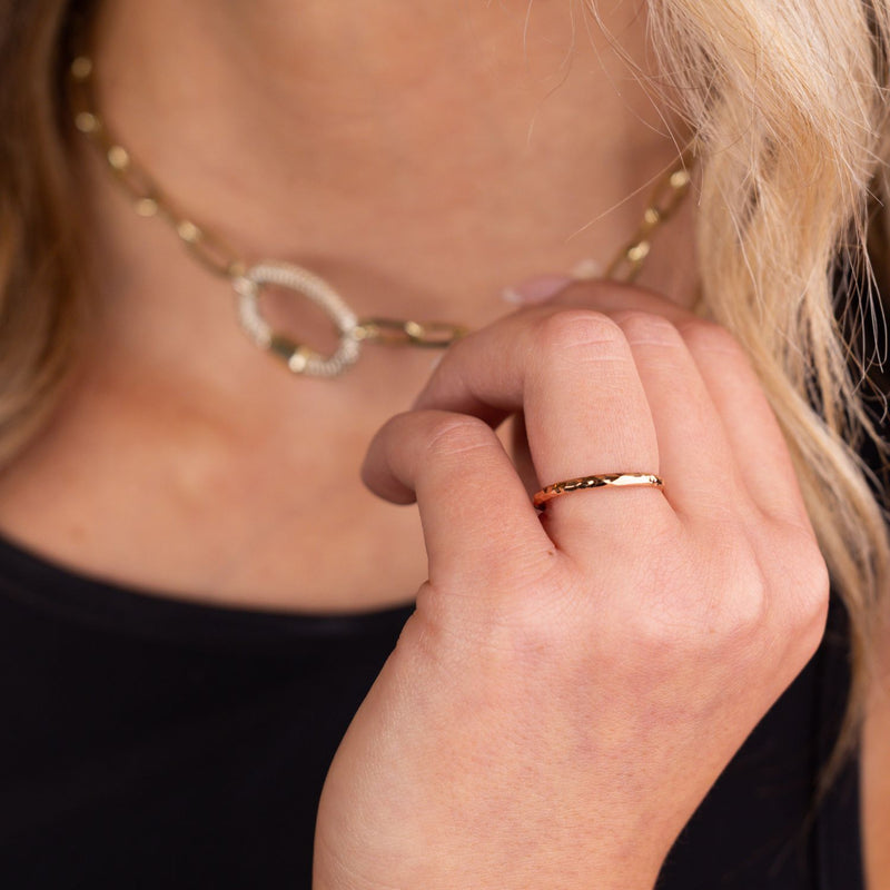 rose-gold-womens-hammered-solid-gold-stacking-ring-2mm-rosalind-rustic-and-main