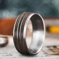 Custom Design - 3-Inlay Narrow Center Ring 0NCma53jQ7k83jIeFh1vJISV