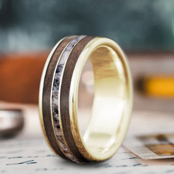 Custom Design - 3-Inlay Narrow Center Ring z3eatn2fntqM9zcUGqAc2QmO