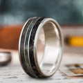 Custom Design - 3-Inlay Narrow Center Ring qV31Waz7sB1YRgksGxQVx9qZ