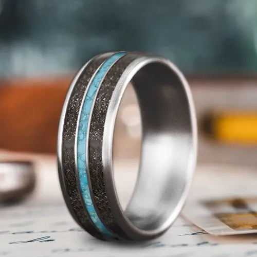 Custom Design - 3-Inlay Narrow Center Ring qT13nWyE_4gD46UYsNcCgkmR