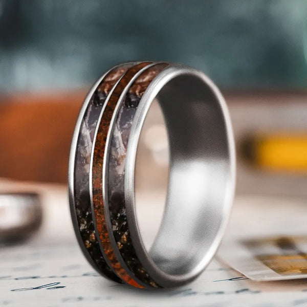 Custom Design - 3-Inlay Narrow Center Ring OHZxj9p5Vad5YJsbEAKkR8oC
