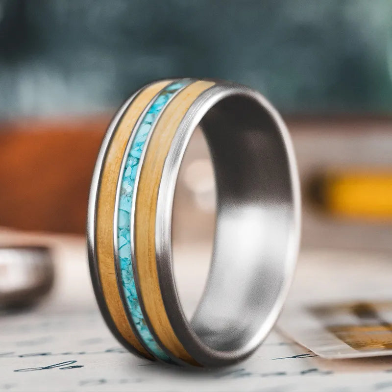 Custom Design - 3-Inlay Narrow Center Ring 2nUZ7sjhy7DHc9zH7hzfDbKh