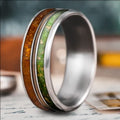 Custom Design - 3-Inlay Metal Center Ring tOh1gw2GRQd4RWHzDFXaYAVI