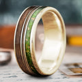 Custom Design - 3-Inlay Metal Center Ring pHhGtYEvFqPt9iOrQl5InH2P
