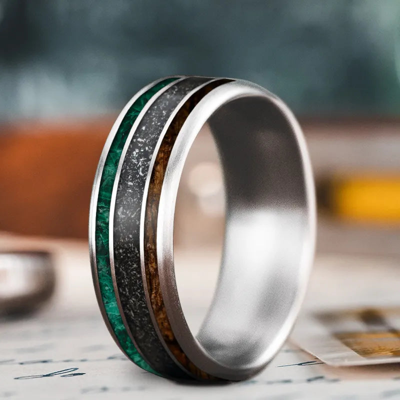 Custom Design - 3-Inlay Wide Center Ring n6xXKoSpShYArB1suzhEVByq
