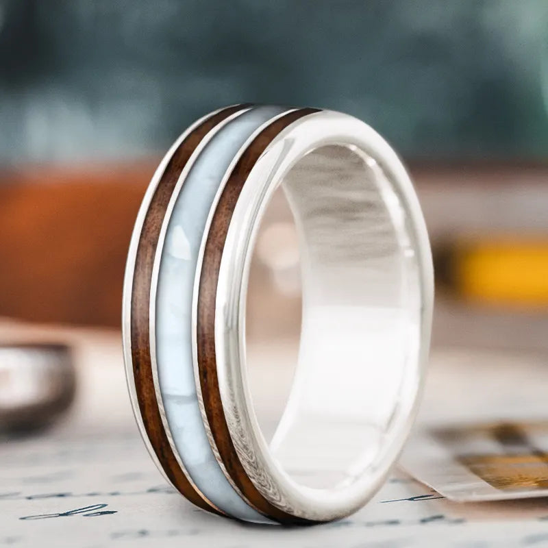 Custom Design - 3-Inlay Wide Center Ring YK2FPsFwUrAIjtMxelK9iLi9