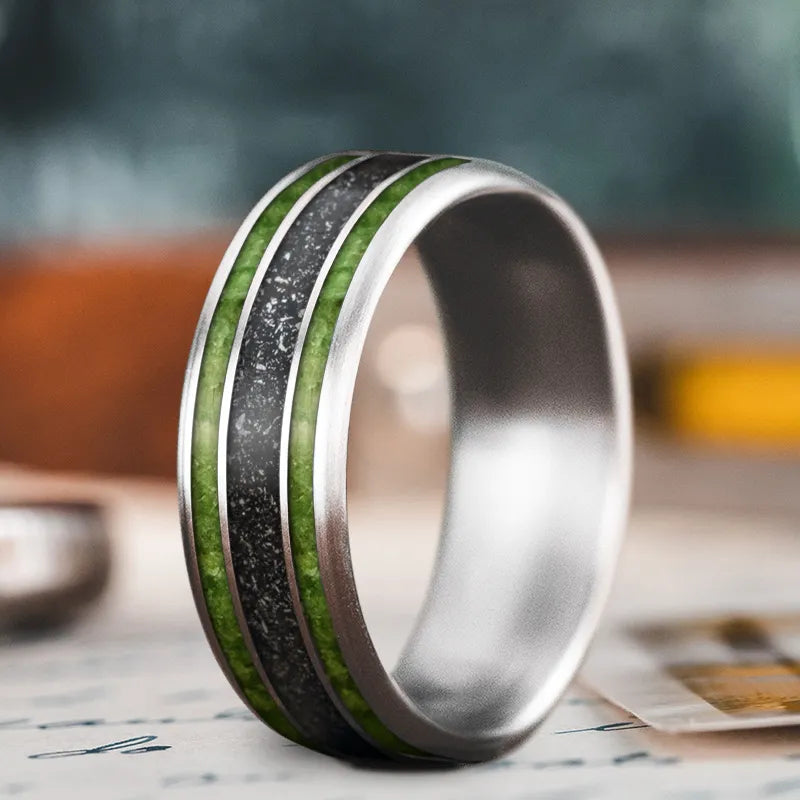 Custom Design - 3-Inlay Wide Center Ring XoDy-pEXsWMtmjeueE7k5LBB