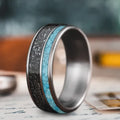 Custom Design - 2-Inlay Offset Ring lxrYHMceb003B1dnpwz41Sfh