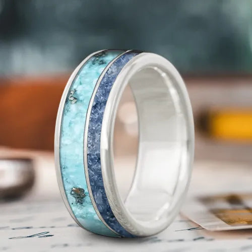 Custom Design - 2-Inlay Offset Ring eoQMhQwk0cyf3m5LwdZuJzDl