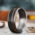 Custom Design - 2-Inlay Offset Ring UfCVERfOwVpZrelontZT17jY