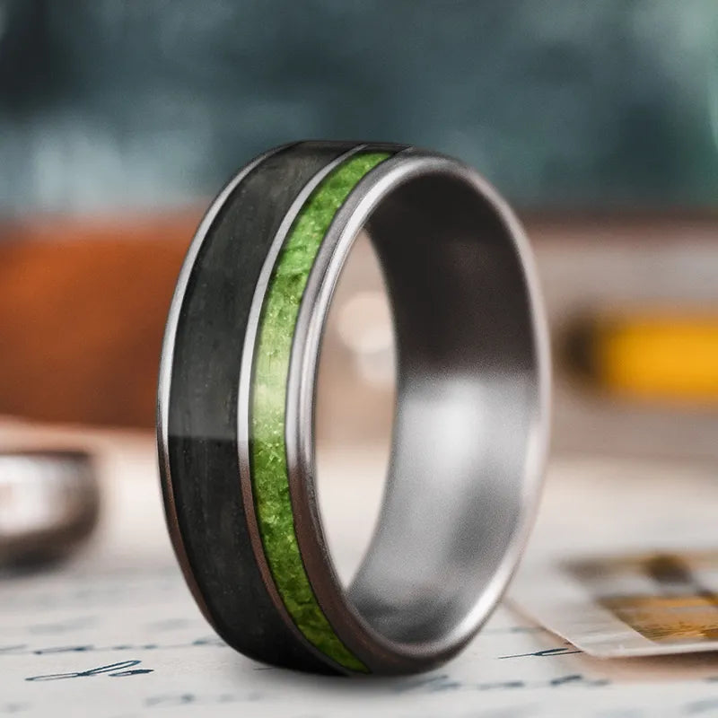 Custom Design - 2-Inlay Offset Ring lRe9wcq8rTVgaecNJZuyDlDK