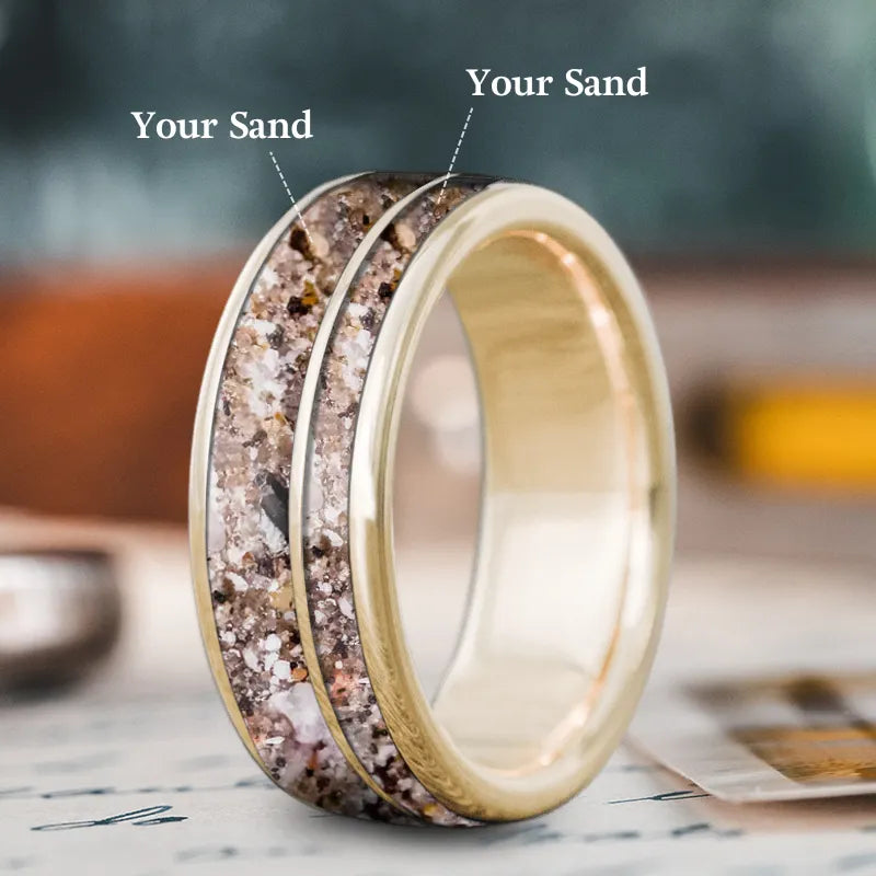 Custom Design - 2-Inlay Offset Ring s8czScGP8Fn6SYkvqiqhICEh