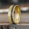 Custom Design - Single Offset Inlay Ring xSWpCvzT1vbazVGUCg87i1SW