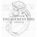Custom Engagement Ring - 3300.00