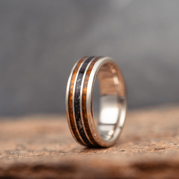 :: Shown in 10k White Gold | 8mm Wide.