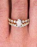 The Sidney & Arabella | Oval Diamond & Half-Eternity Bridal Set