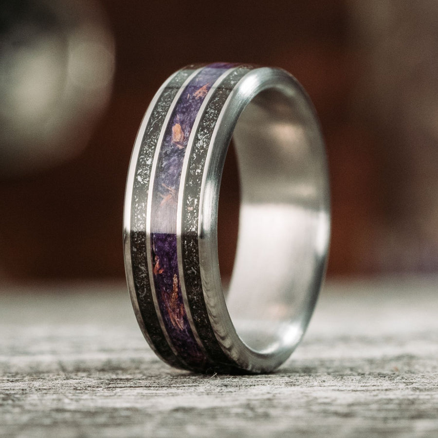 :: Shown in 8mm Wide | Titanium