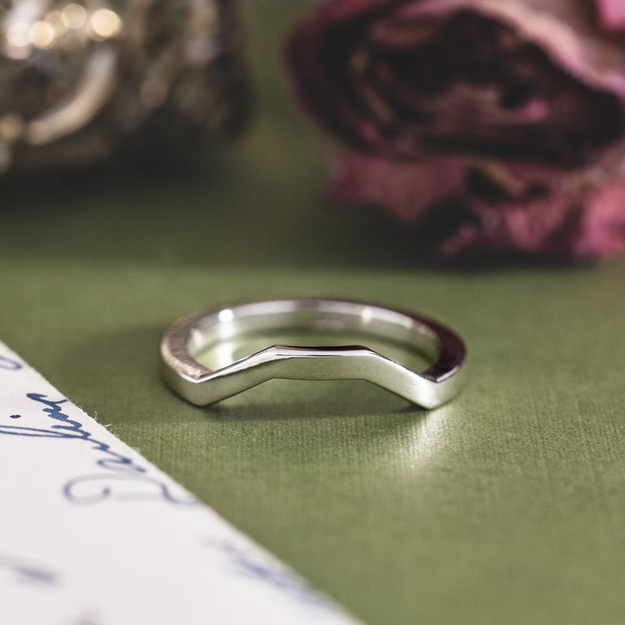 sleek-solid-gold-contour-band-for-emerald-cut-engagement-ring-rustic-and-main