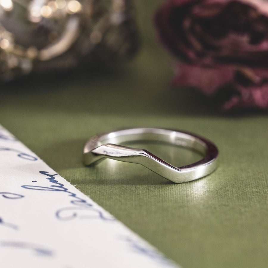 sleek-solid-gold-contour-band-for-emerald-cut-engagement-ring-rustic-and-main