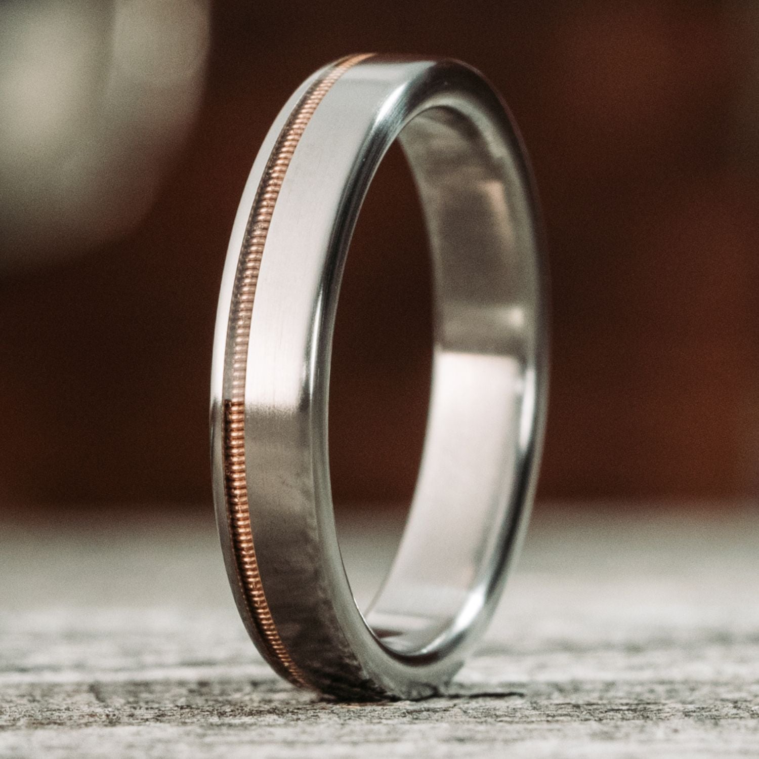 The Songwriter | Men's Titanium Wedding Band with Guitar String ...