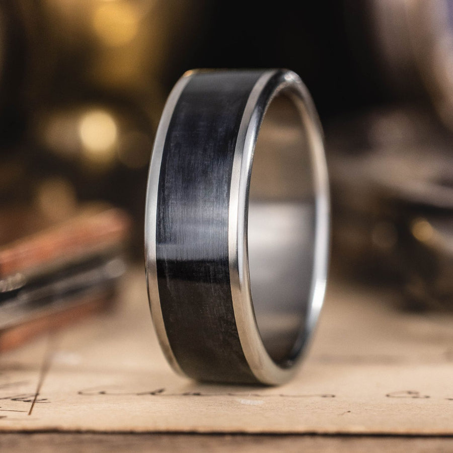 :: Shown in 8mm Wide | Titanium
