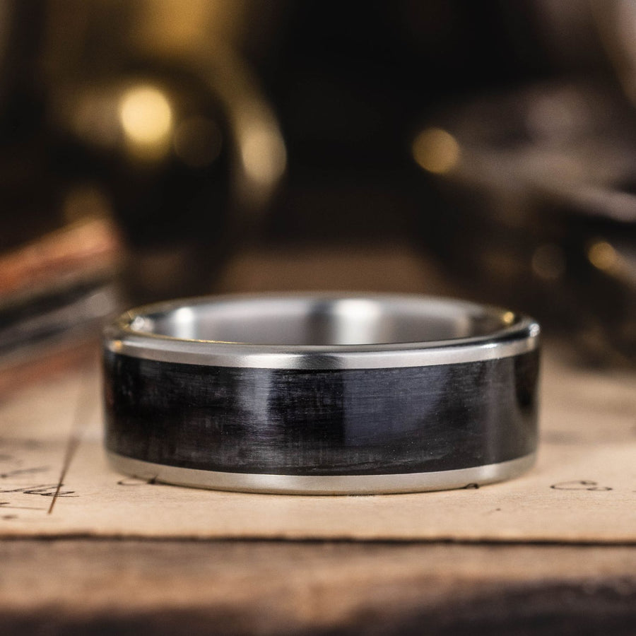 :: Shown in 8mm Wide | Titanium