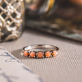 stacking-half-eternity-band-pink-natural-coral-the-auralie-rustic-and-main