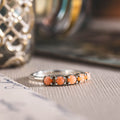 stacking-half-eternity-band-pink-natural-coral-the-auralie-rustic-and-main